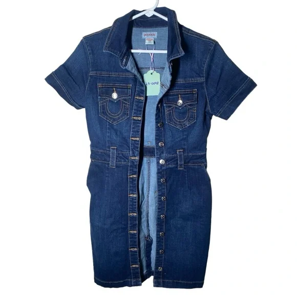 True Religion | Dresses | Euc True Religion Jean Dress Size Small | Poshmark